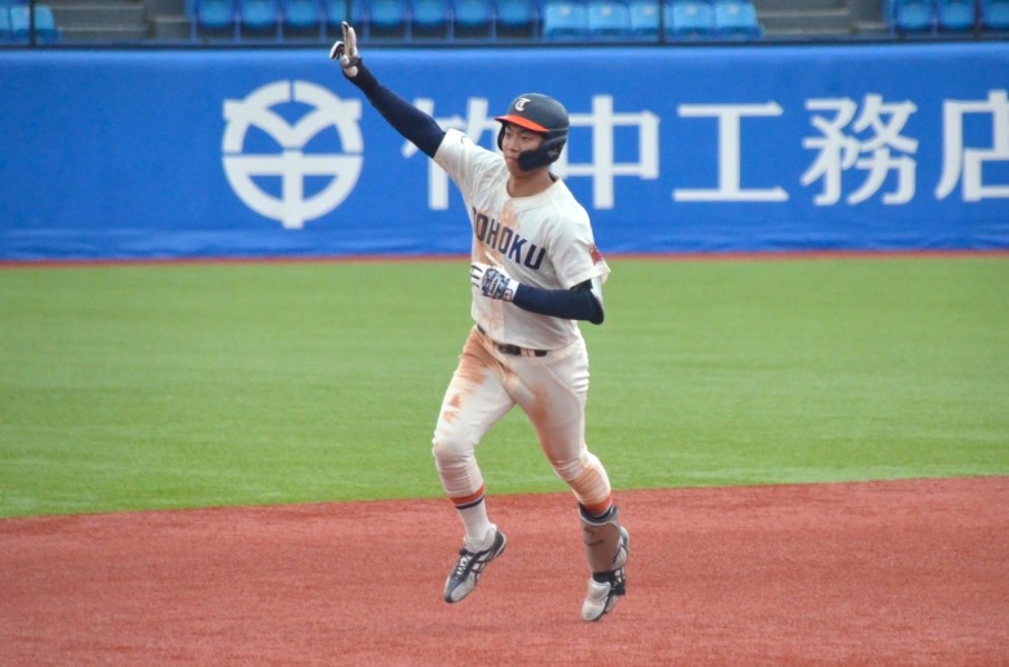 強豪の青山学院大学を撃破　9度目の決勝進出／第74回全日本大学野球選手権大会　