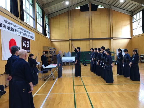 開会式（選手宣誓を行う）