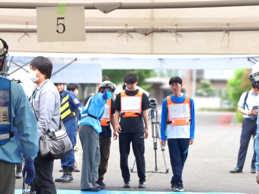 救急救命士課程2年生が仙台市総合防災訓練に傷病者役で参加