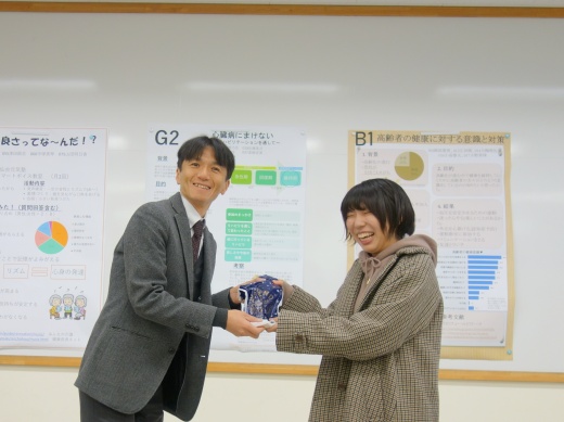 河村先生から表彰
