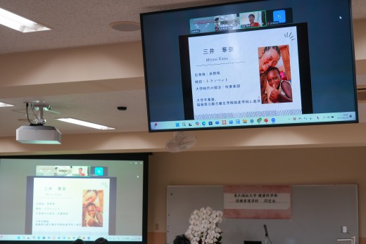 8期生の三井華奈さん（助産師）