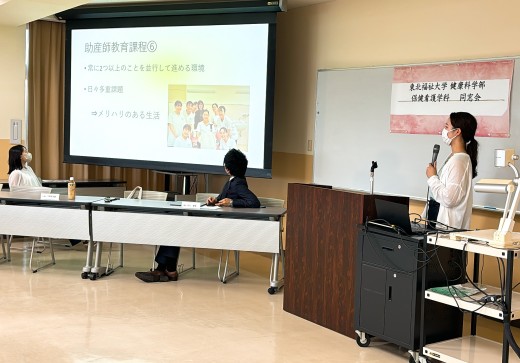 14期生の渡部彩実さん（助産師）