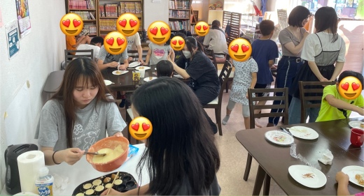 ひなたぼっこに集まったこどもたちの当日の様子