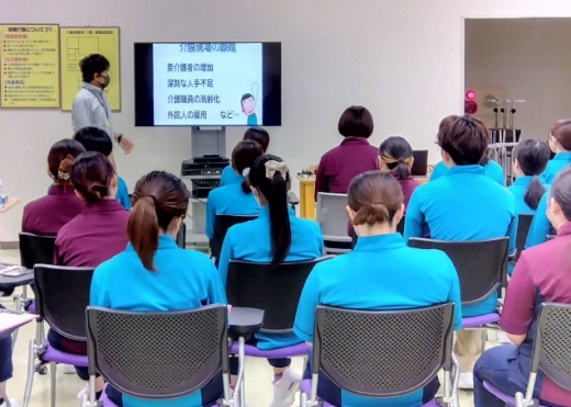 介護福祉士課程の授業の様子