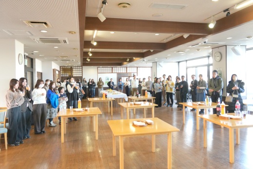 講義終了後の「学食風土」での懇親会