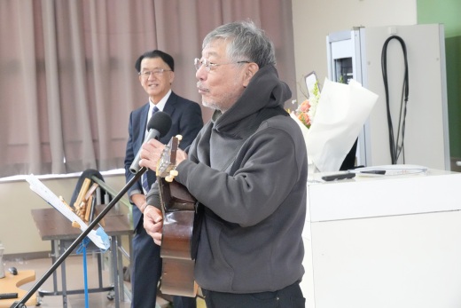 大学時代をよく知る後輩の中里仁さん(社会福祉法人東北福祉会理事長)