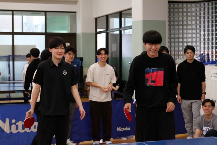１年生クラス対抗卓球大会！