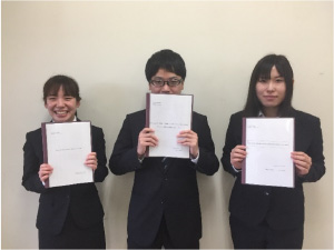 山口ゼミの3名