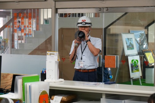 令和7年度仙台市シェイクアウト訓練を実施しました（施設管財部）