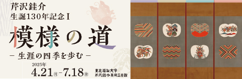 芹沢銈介生誕130年記念Ⅰ「模様の道 -生涯の四季を歩む-」
