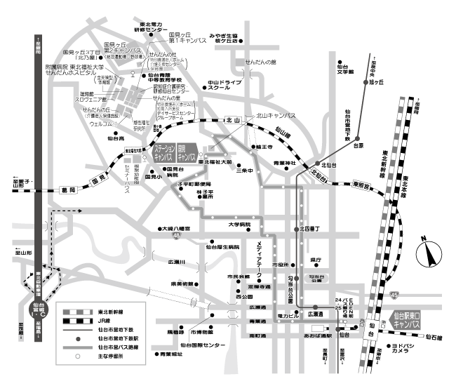 東北福祉大学 所在地