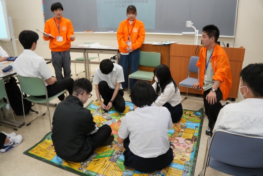 北海道余市町立西中学校に防災教育を実施しました！