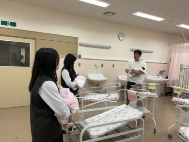 保健看護学科の研究室訪問