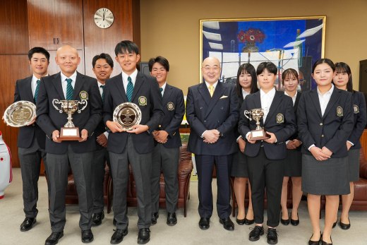 男子優勝！女子第2位／第3回全日本大学ゴルフ選手権競技