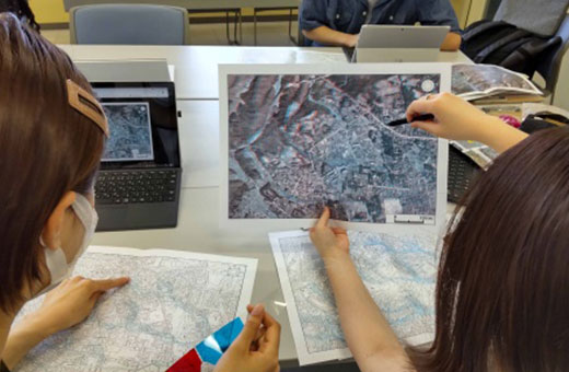 大学周辺の地形が語る自然災害リスク