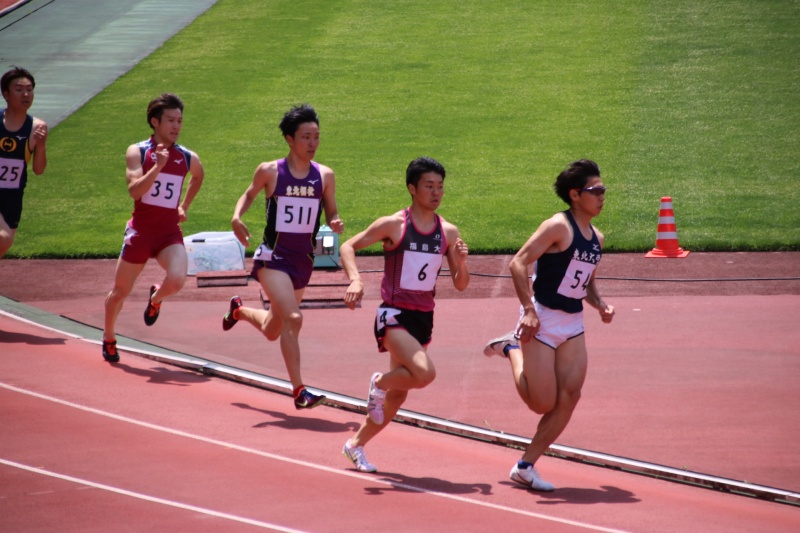 男子800m予選 池田選手