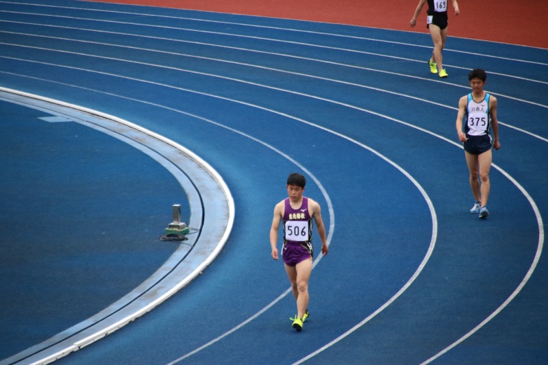 男子800m 溝口選手