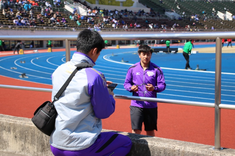 野田選手と舘選手