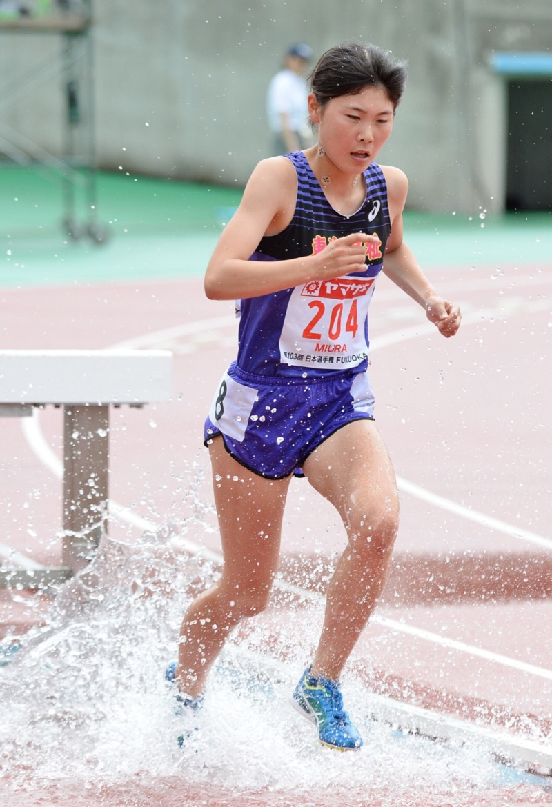 女子3000mSC決勝 三浦選手