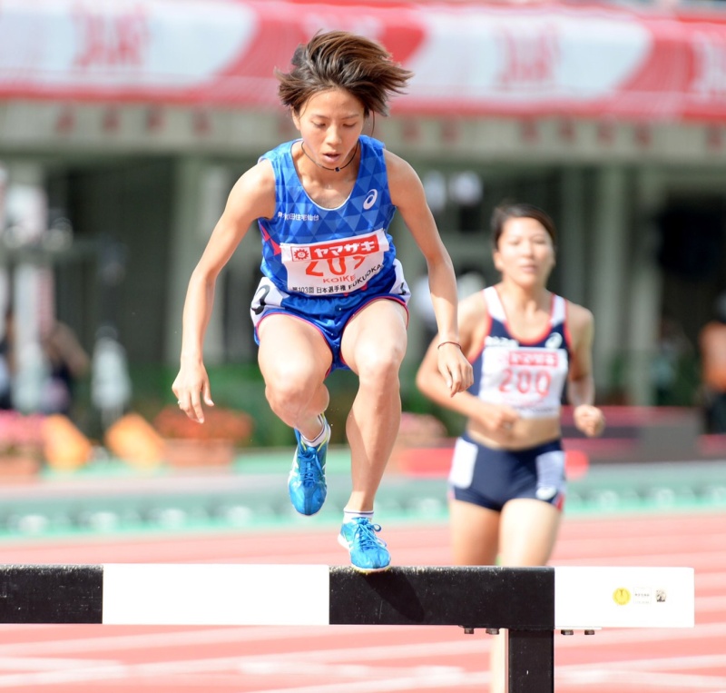 女子3000mSC決勝 小池選手