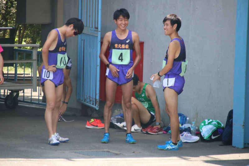 男子3000mSC　古山選手と野村選手と中村選手