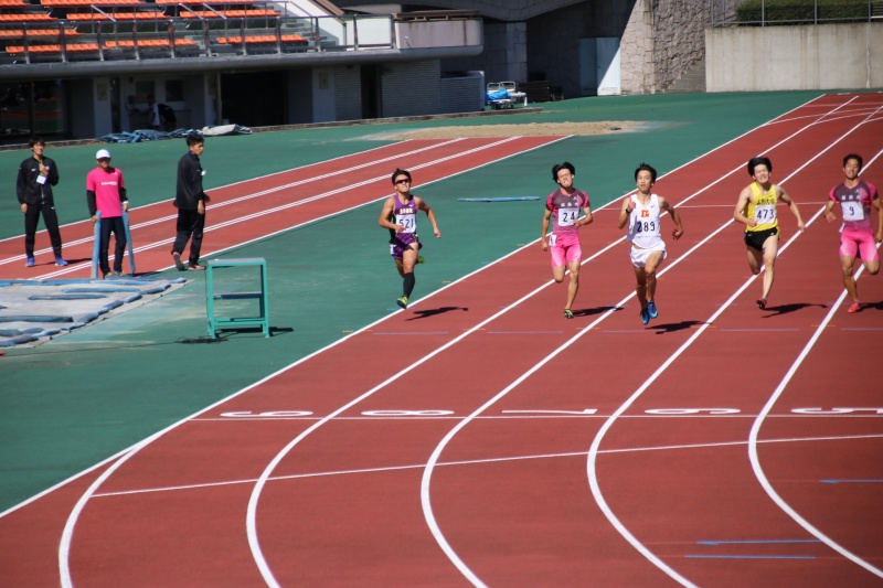 男子200m決勝　荒選手