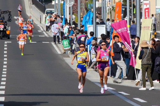 3区を走る中野選手
