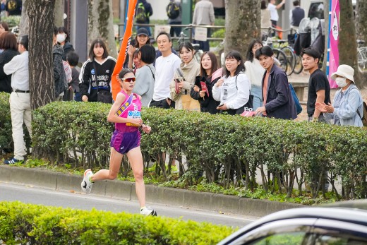 5区を走る村山選手
