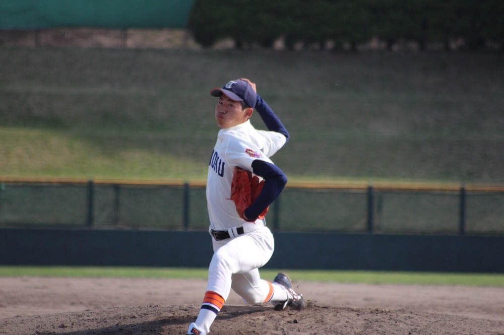 宮城教育大学2回戦 今春リーグ戦全試合登板の椋木