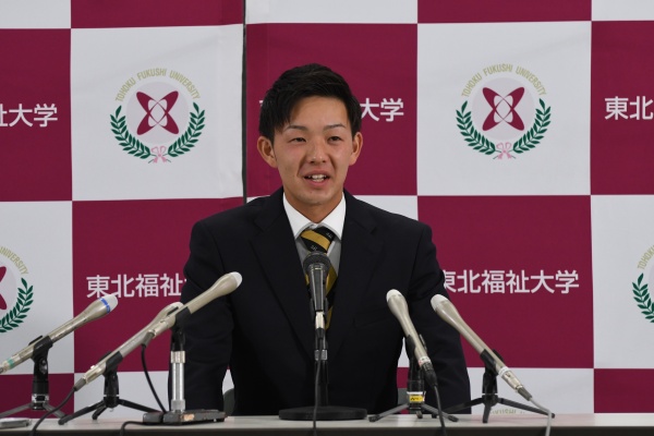 OBの大里昂生さん（2021年度情報福祉マネジメント学科卒）オリックスの支配下登録　