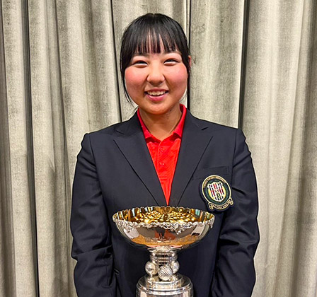 第64回関東女子学生ゴルフ選手権　中野 杏さんが初優勝！