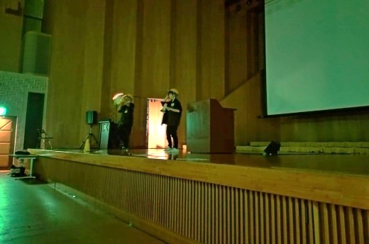 避難訓練の様子1