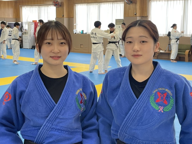 山上・多田ペア　全国高校柔道選手権大会にて【形】を披露