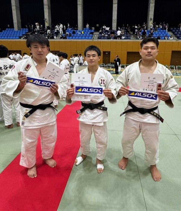 ＊柔道部＊　佐々木朋伯、中澤正晴、橋本晃大が全日本出場を決める！