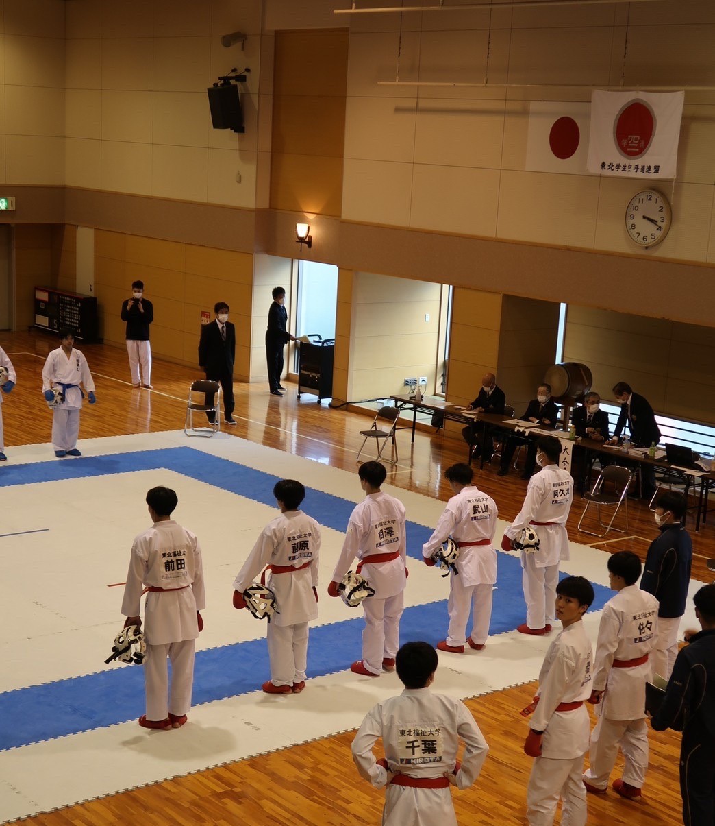 新世代大活躍、表彰台を独占！／第20回東北大学空手道選手権大会並びに新人戦