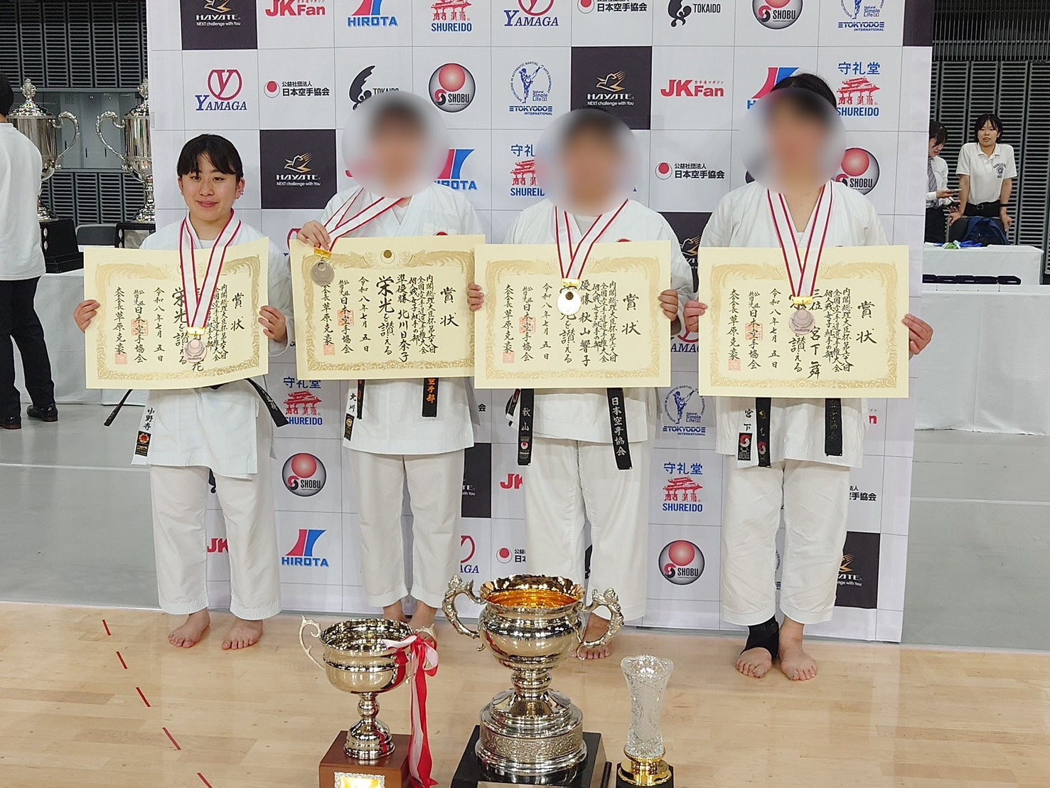 小野寺桃花3位入賞で表彰台へ/第68回全国空手道選手権大会