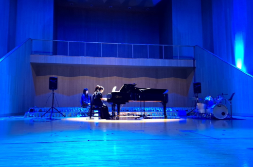 照明演出の様子