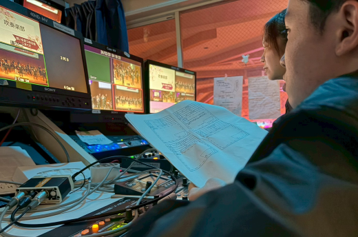 本番の様子（映像班／収録）