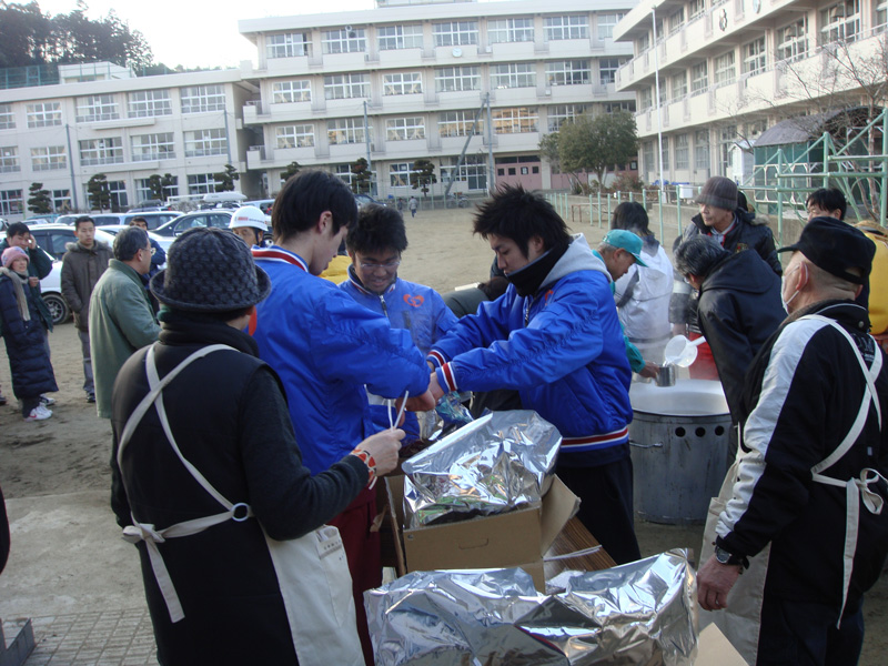 ３月：炊き出し支援