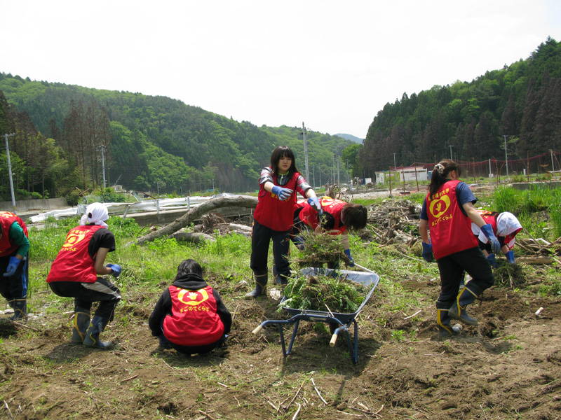 女川町復興ふれあい農園（昨2月～至 現在）