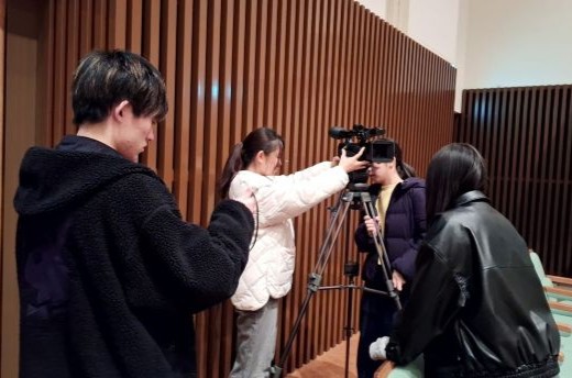 仕込み　カメラ設置の様子