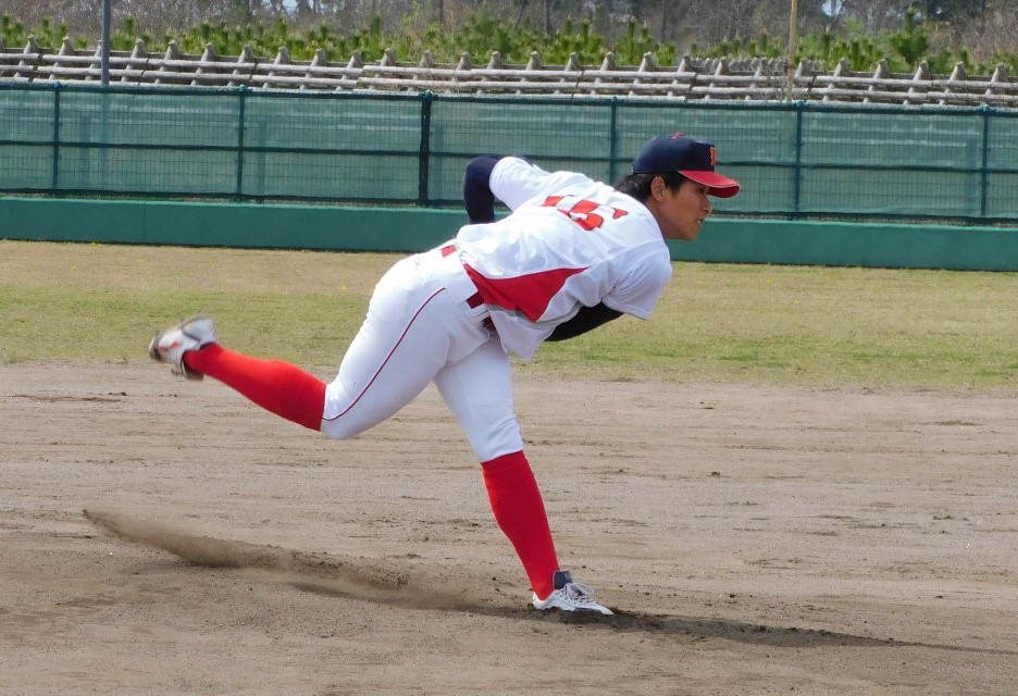 9回で奪三振数13個の影山(未)