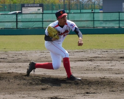 先発を任された1年の相澤