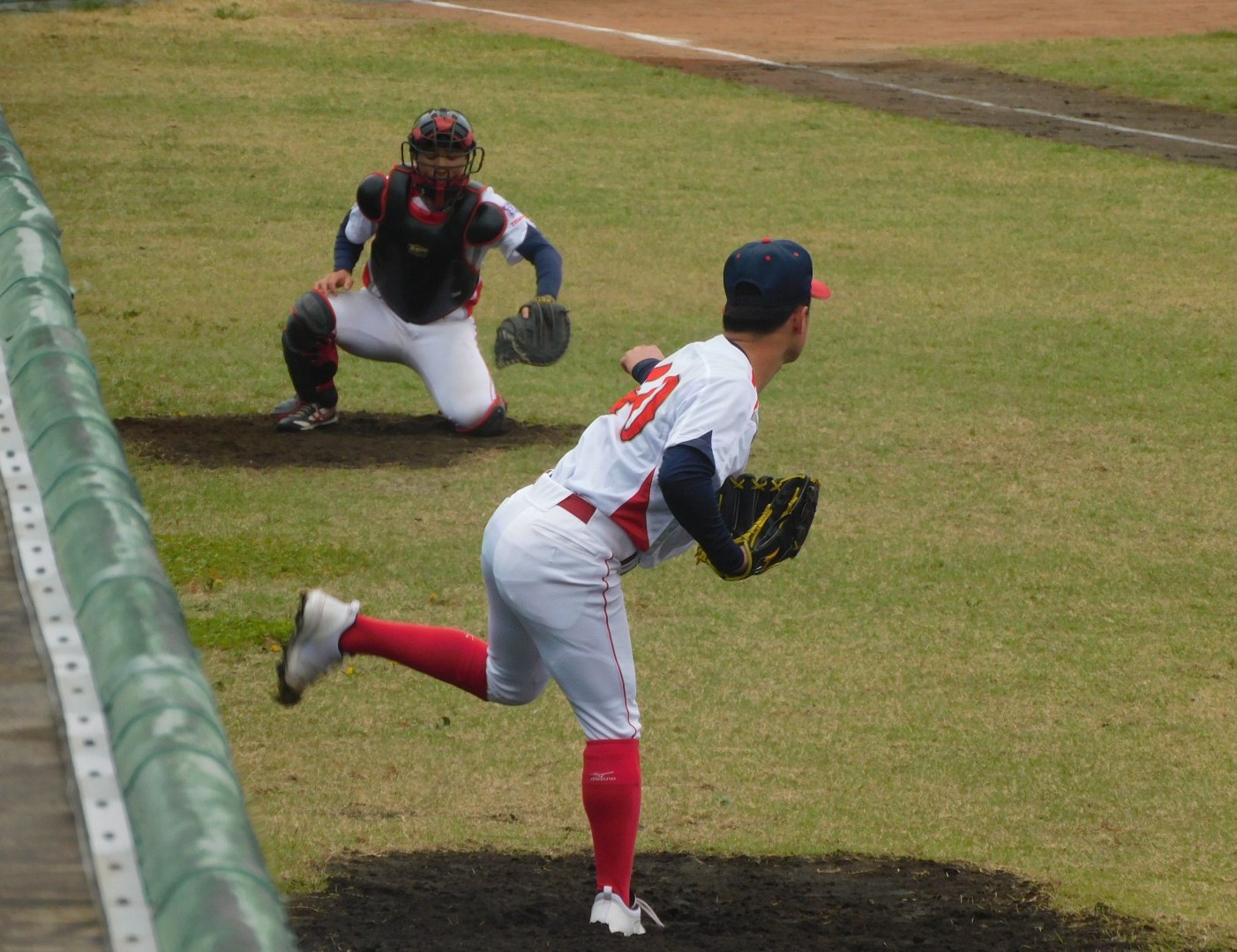 公式戦初ベンチの中野(1年生)