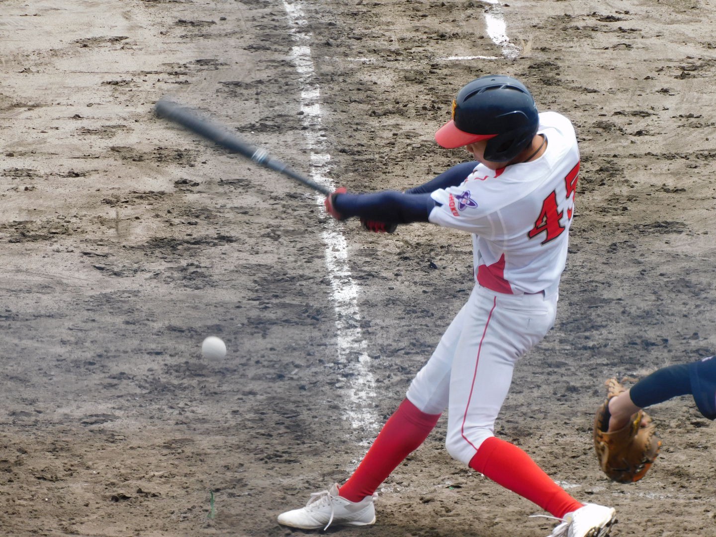 今試合最多安打の谷地