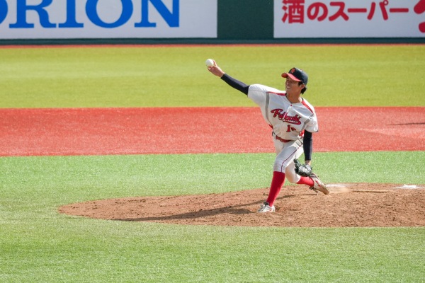 9回1失点での完投勝利を収めた福島綾人投手