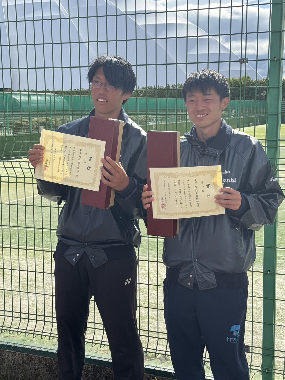 小野智史選手優勝！第２２回東北学生ソフトテニス春季男子シングルス大会