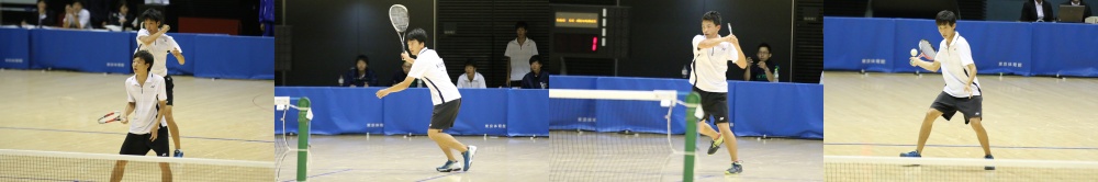 左から、高木・吉川、早坂、益子、麻生　※写真提供：ソフトテニス・オンライン
