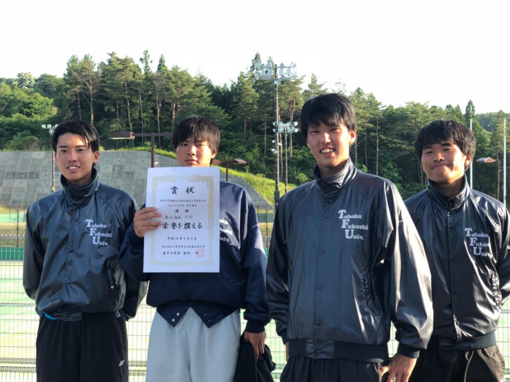 写真：松田・吉川・高木・星(左から)　　(無断転載・引用禁止)