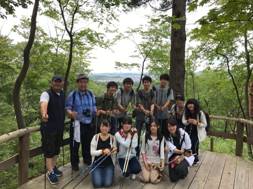 33組2グループのみなさん。土生先生、いい汗かいていますね